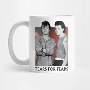 Vintage 80s Tears For Fears Mug